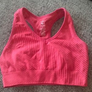 pink sports bra from Walmart